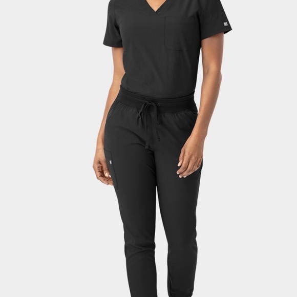 Scrub Joy Fitted One Pocket Scrub Top - Picture 2 of 6